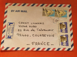 Israël - Enveloppe En Recommandé De Jérusalem Pour La France En 1992 - Réf 2336 - Storia Postale