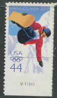 United States:USA:Unused Stamp Vancouver Olympic Games, Snowboard 2010, MNH - Hiver 2010: Vancouver