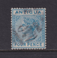 Antigua, Scott 10 (SG 20), Used (minute Thin) - 1858-1960 Crown Colony