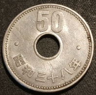 JAPON - JAPAN - 50 YEN 1963 - Shōwa - Year 38 - KM 76 - Japon