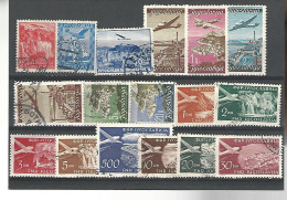 52491 ) Collection Jugoslavia  Air Post Postmark - Verzamelingen & Reeksen