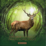 POLAND 2023 POLISH POST OFFICE LIMITED EDITION FOLDER: 100TH ANNIVERSARY OF THE POLISH HUNTING ASSOCIATION FOX STAG DEER - Covers & Documents