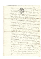 ROZIER 1760 Transaction Jean BOURGIN Curé De ROZIER  & Jean PICHON De MARTINANGE Rosiers-Côtes-d'Aurec  42 - Manuscrits