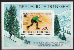 NIGER - Jeux Olympiques D'Innsbruck (feuillet) - Niger (1960-...)