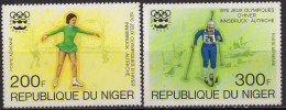 NIGER - Jeux Olympiques D'Innsbruck Poste Aérienne - Niger (1960-...)