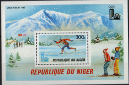 NIGER - Jeux Olympiques De Lake Placid (feuillet) - Niger (1960-...)