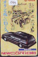 Télécarte  * TOYOTA * (1799) Phonecard  * VOITURE * Auto CAR * TELEFONKARTE  - Voitures