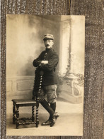 Photo Carte Poilu Soldat  14-18 - 1914-18
