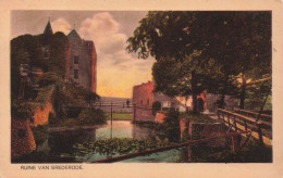PAYS-BAS  - Ruine Van Brederode - Château De Brederode - Colorisé - Carte Postale Ancienne - Sonstige & Ohne Zuordnung
