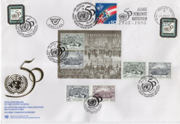 Vereinte Nationen United Nations Nations Unies UN 1995 FDC 50th Anniversary Of United Nations - Altri - Europa