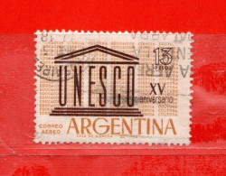 (Us.7) Argentina -° 1962 Poste Aérienne - UNESCO. Yvert. P.a.84.  Used - Posta Aerea