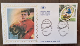 FRANCE Rugby. Yvert N°3280 Fdc, Enveloppe 1° Jour Sur Soie. Emis En 1999 - Rugby