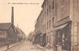 CPA 42 RIVE DE GIER / RUE DE LYON - Rive De Gier