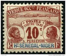 Haut Senegal Et Niger (1906) Taxe N 2 * (charniere) - Neufs