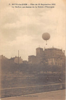 CPA 42 RIVE DE GIER / FETE DU 10 SEPTEMBRE 1922 / LE BALLON AU DESSIS DE LA CAISSE D'EPARGNE - Rive De Gier