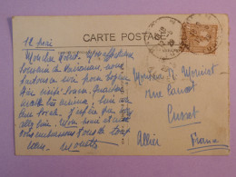 DA8 TUNISIE BELLE   CARTE 1929 KAIROUAN A CUSSET   FRANCE ++AFF.  INTERESSANT + - Storia Postale