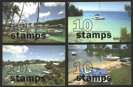 Bermuda 2008 Yvert C957-60, Definitive, Costal Landscapes - 4 Different Booklets - MNH - Bermuda