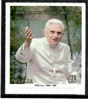 Italy 2023 . In Memoriam, Pope Benedict XVI . 1v. - 2021-...: Marcophilia