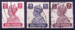 India 1941 Fine Used, King George VI With Imperial Crown Of India - 1936-47 Roi Georges VI