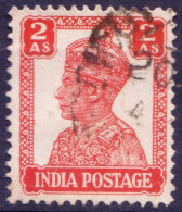 India 1941 Fine Used, Scott #173 (U) King George VI, Imperial Crown Of India - 1936-47 Roi Georges VI