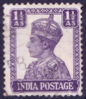 India 1942 Fine Used, Scott #172A (U), King George VI, Imperial Crown Of India - 1936-47 Roi Georges VI