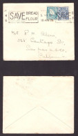 IRELAND   Scott # 111 & 117 On COVER W/SLOGAN CANCEL To U.S.A. (10/AUG/1946)---OS-748 - Lettres & Documents