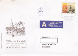 LANDSCAPE, PHILATELIC EXHIBITION, SPECIAL COVER, 2000, SWITZERLAND - Briefe U. Dokumente