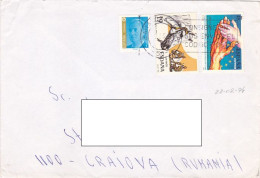 KING JUAN CARLOS, HORSE, ELDER PEOPLE, STAMPS ON COVER, 1994, SPAIN - Used Stamps