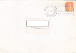 KING JUAN CARLOS, STAMP ON COVER, 1994, SPAIN - Used Stamps