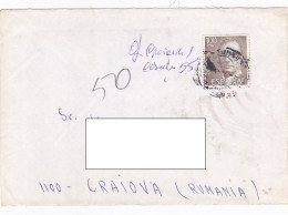 KING JUAN CARLOS, STAMP ON COVER, 1996, SPAIN - Used Stamps