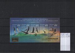 Weihnachts Inseln Birds Theme Michel Cat.No. Mnh/**sheet 7 II - Christmas Island