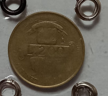 Errore Di Conio Moneta 200 Lire Repubblica Italiana - 200 Liras