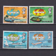 BAHAMAS 1970, SG #347-350, Planes, Ships, Trains, MH - 1963-1973 Autonomie Interne