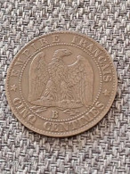 5 Ct Napoleon 1856 B - 5 Centimes