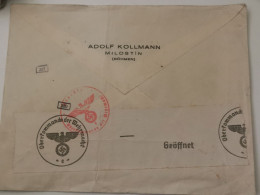 Lettre, Oblitéré 1941 WW2. Censuré - Storia Postale