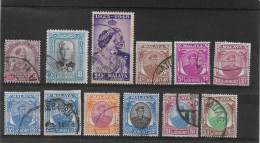 MALAYA - JOHORE 1894 - 1952 FINE USED SELECTION WITH FACE VALUES TO $5 Cat £24+ - Johore