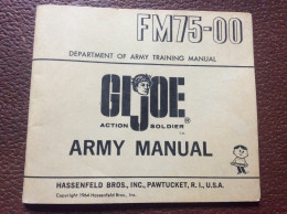 DOCUMENT COMMERCIAL Catalogue  GI JOE  Action Soldier  ARMY MANUEL  FM75-00  USA - Usa