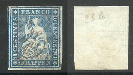 SCHWEIZ Switzerland 1854 Michel 14 O - Used Stamps