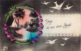 Carte Fantaisie Gage De Ma Douce Amitié Ketty86 - Collections & Lots