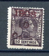 1908.RIO DE ORO .EDIFIL 37*.NUEVO CON FIJASELLOS(MH).CATALOGO 40 € - Rio De Oro