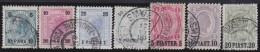 Österreich-Levant     .    Y&T    .  33/38     .      O    .    Gestempelt - Oriente Austriaco
