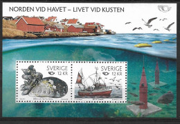 SEWDEN 2010 THE NORTH BY THE SEA - LIFE BY THE COAST MNH - Blokken & Velletjes