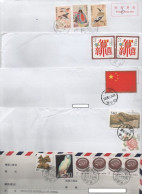 China, 5 Letters Sent To Croatia 9 - Briefe U. Dokumente