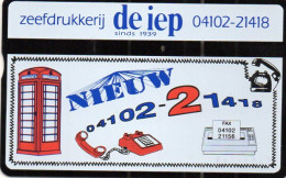 NETHERLANDS - L&G - RCZ278 - DE IEP NIEUW TELEFOONNUMMER - MINT - Openbaar