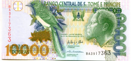 10000 Dobras 31 Decembre 2013 Neuf 3 Euros - São Tomé U. Príncipe