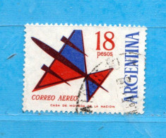 (Us.7) Argentina -° 1963 - Poste Aérienne -  . Yvert. P.a.93.  Used - Poste Aérienne