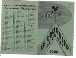 Petit Calendrier " Le COURRIER De L' OUEST " - 1960 - Petit Format : 1941-60
