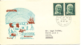 Australian Antarctic Territory FDC 18-10-1961 50th Anniversary Australasian Antarctic Expedition Sir Douglas Mawson In - FDC