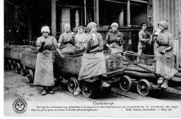 CPA Belgique La Belgique Industrielle ,Charbonnage, Groupes De Rouleuses - Mijnen