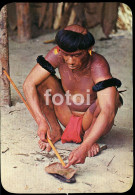 PHOTO POSTCARD  VENEZUELA SEMI NUDE NATIVE INDIO AMAZONIA BRAZIL CARTE POSTALE - Non Classés